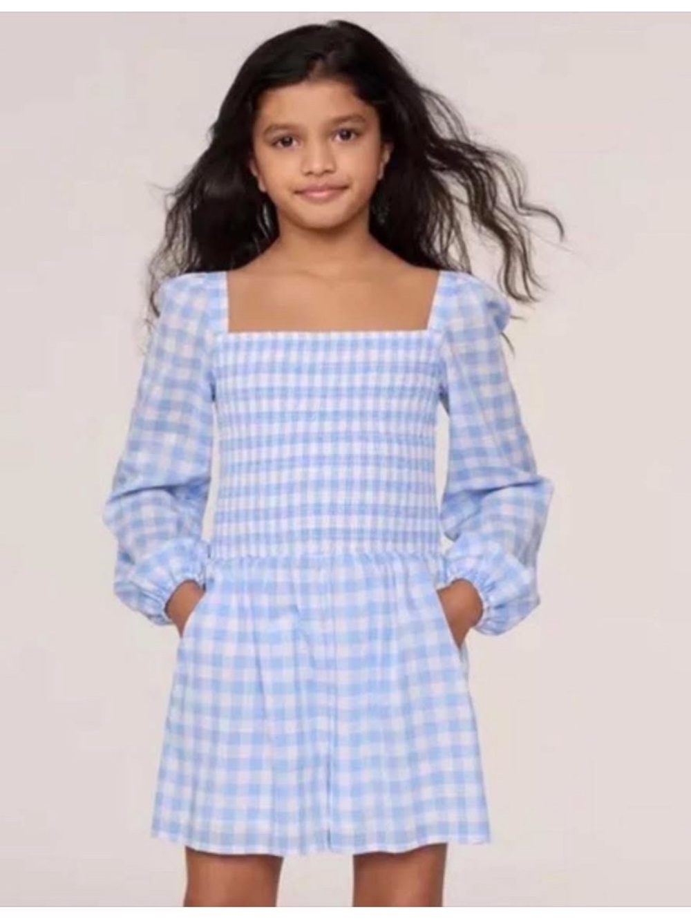 Janie and Jack gingham romper